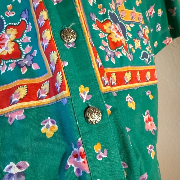 Vintage Howard Wolf Dallas Womens Button Up Shirt Size Large - Picture 4 of 4